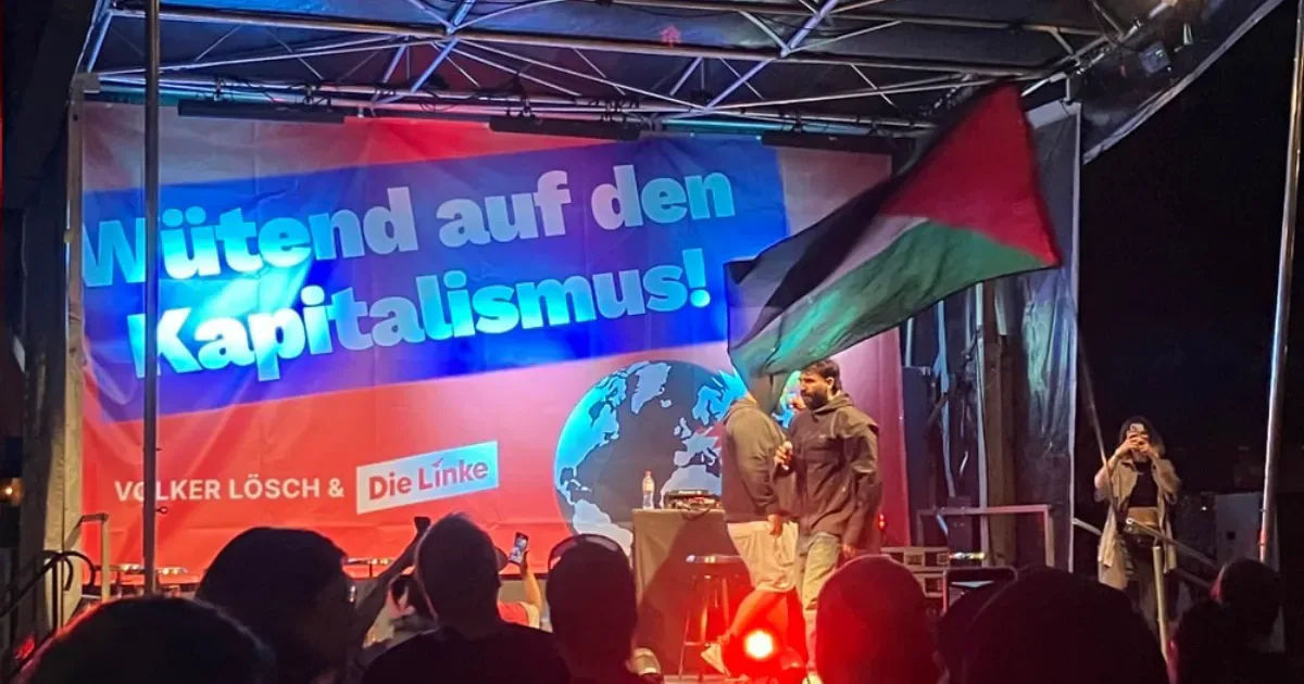 Eklat bei Linken-Event in Neukölln: 1000 Besucher bei Auftritt mit Gewaltparolen