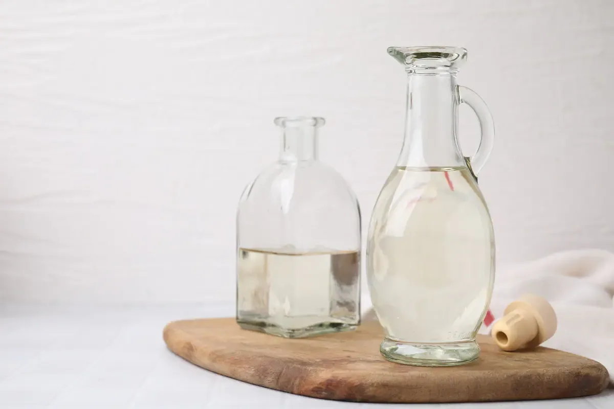 El vinagre blanco es uno de los secretos para quitar todo el sarro del inodoro (Fuente: Shutterstock)