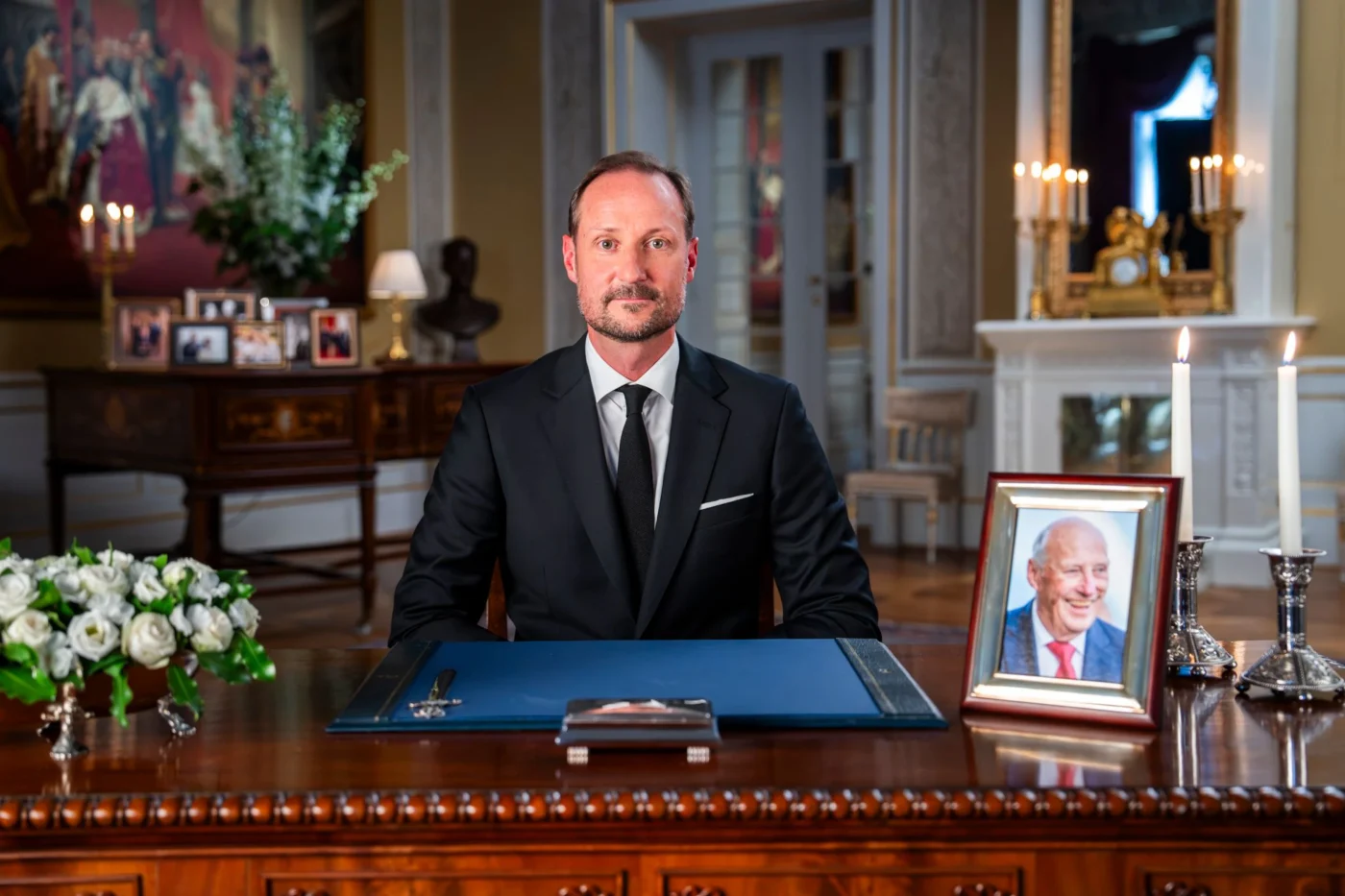 Erste Rede als König: Haakon dankt seinem «Papa»