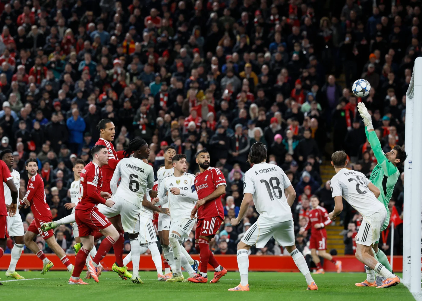 FC Liverpool gegen Real Madrid an der Anfield Road – dazu kann es in der Ligaphase 2026/27 nicht kommen