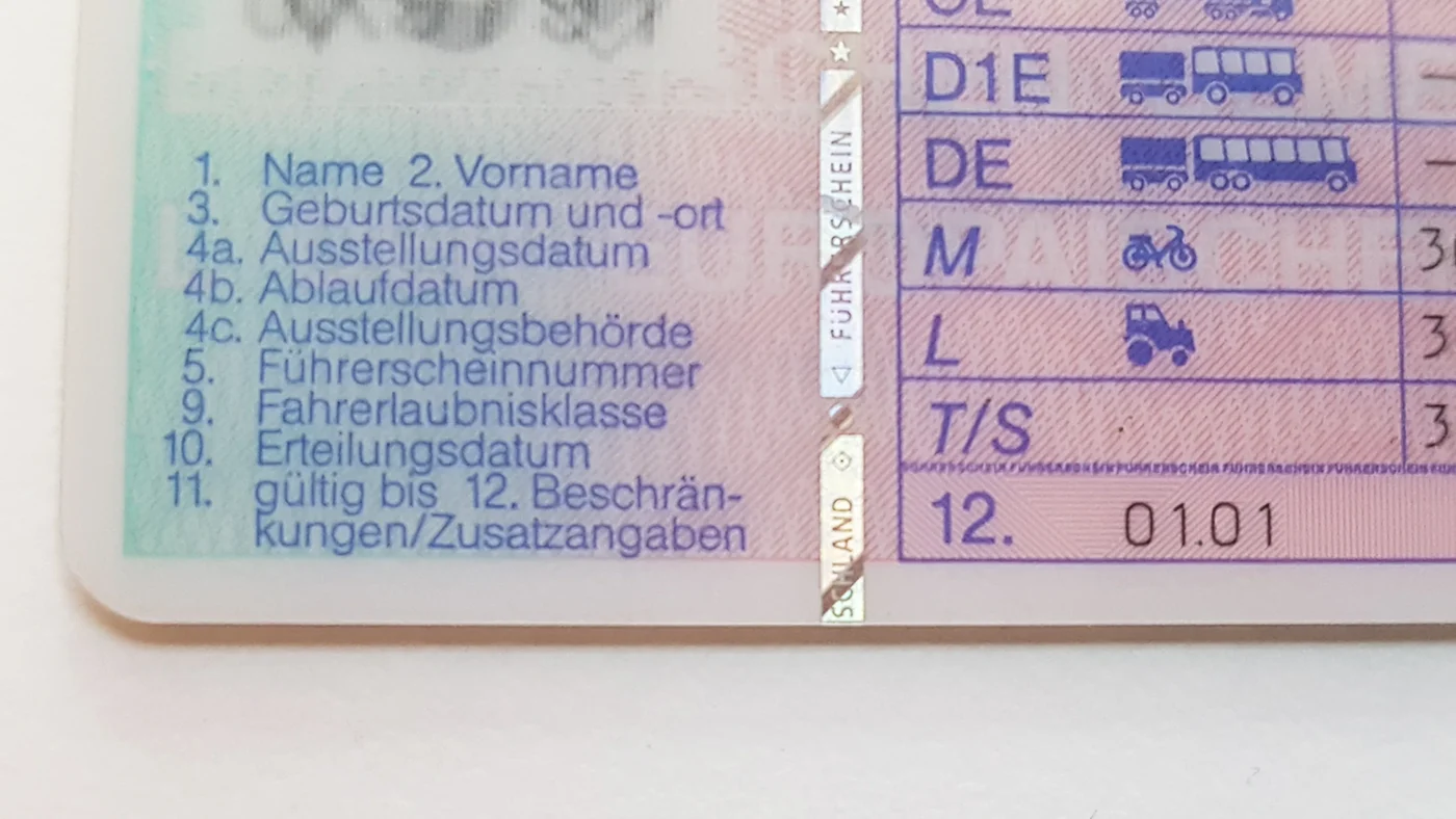 Führerschein Einschränkungen