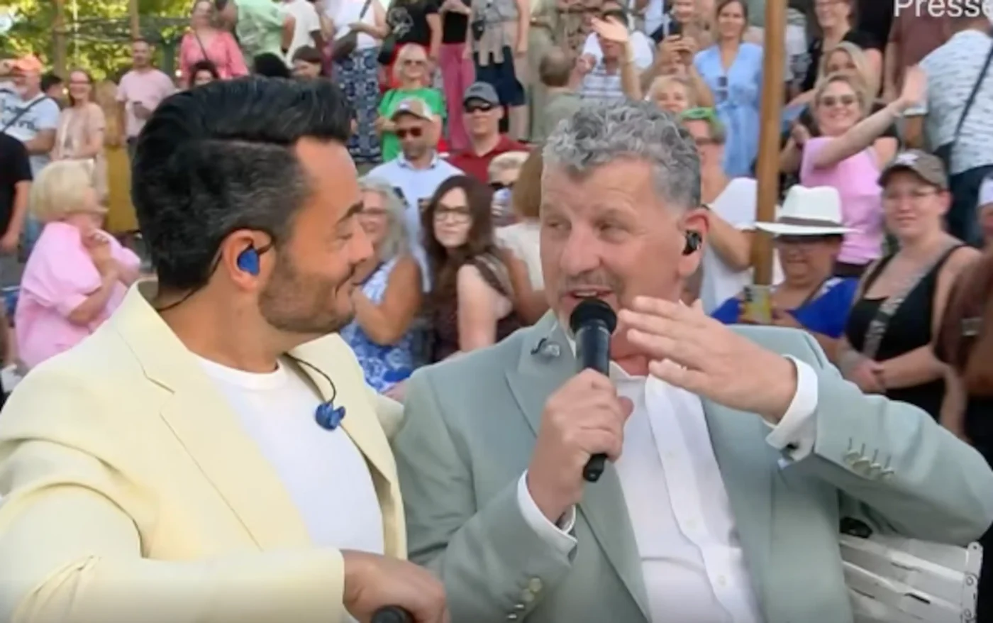 Giovanni Zarrella und Semino Rossi in der „Giovanni Zarrella Show”