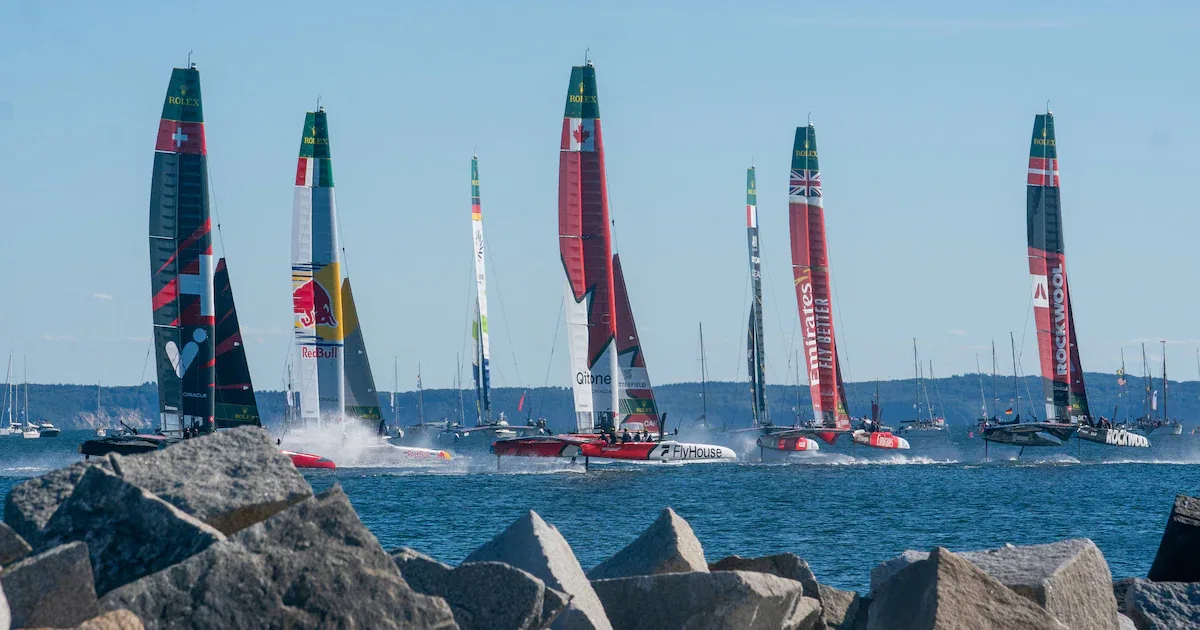 Highspeed vor Rügen: Die Rolex SailGP Championship erobert Sassnitz