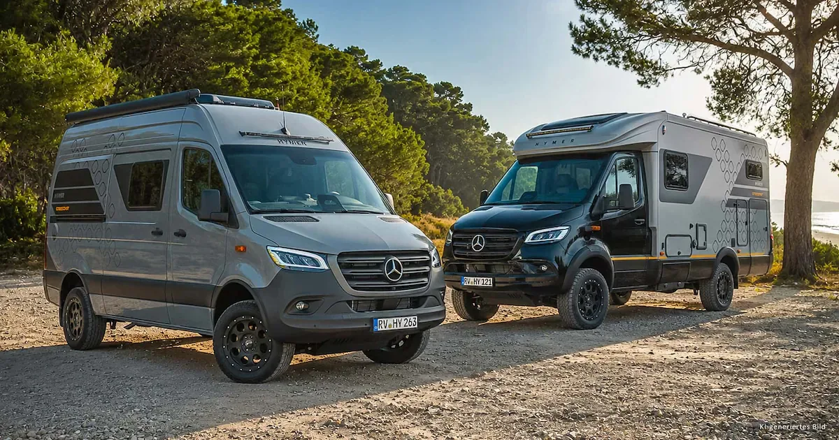 Hymer auf dem Caravan Salon 2026: Vier neue Mercedes-Sprinter-Modelle starten durch