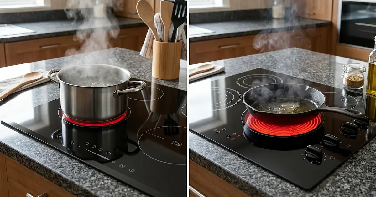 Induktion oder Ceranfeld: 5 technische Unterschiede beim Stromverbrauch und Kochen