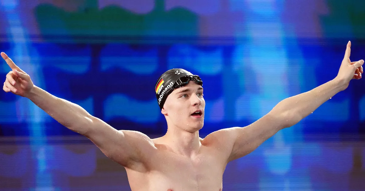 Johannes Liebmann: 19-jähriger Deutscher schwimmt Weltrekord in Paris