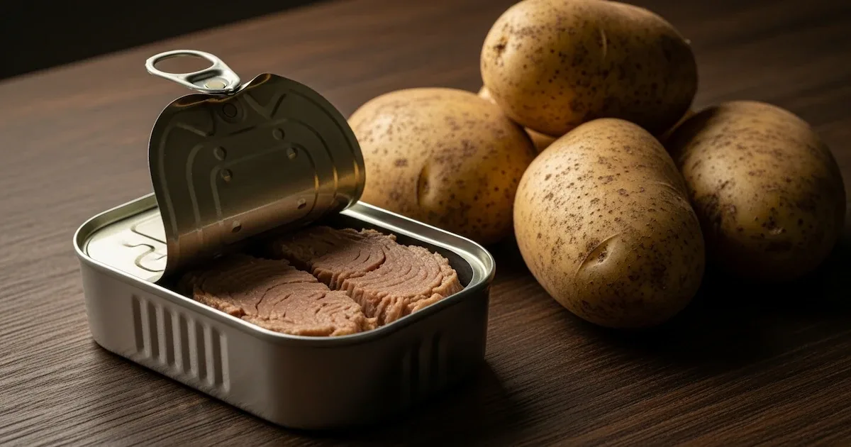 Kartoffelgratin mit Thunfisch: 800-Gramm-Auflauf in 35 Minuten gebacken
