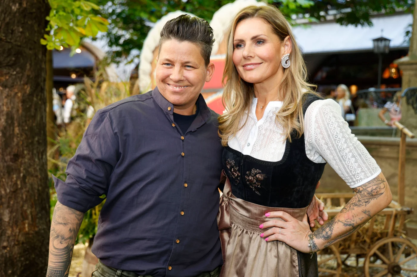 Kerstin Ott mit Ehefrau Karolina.
