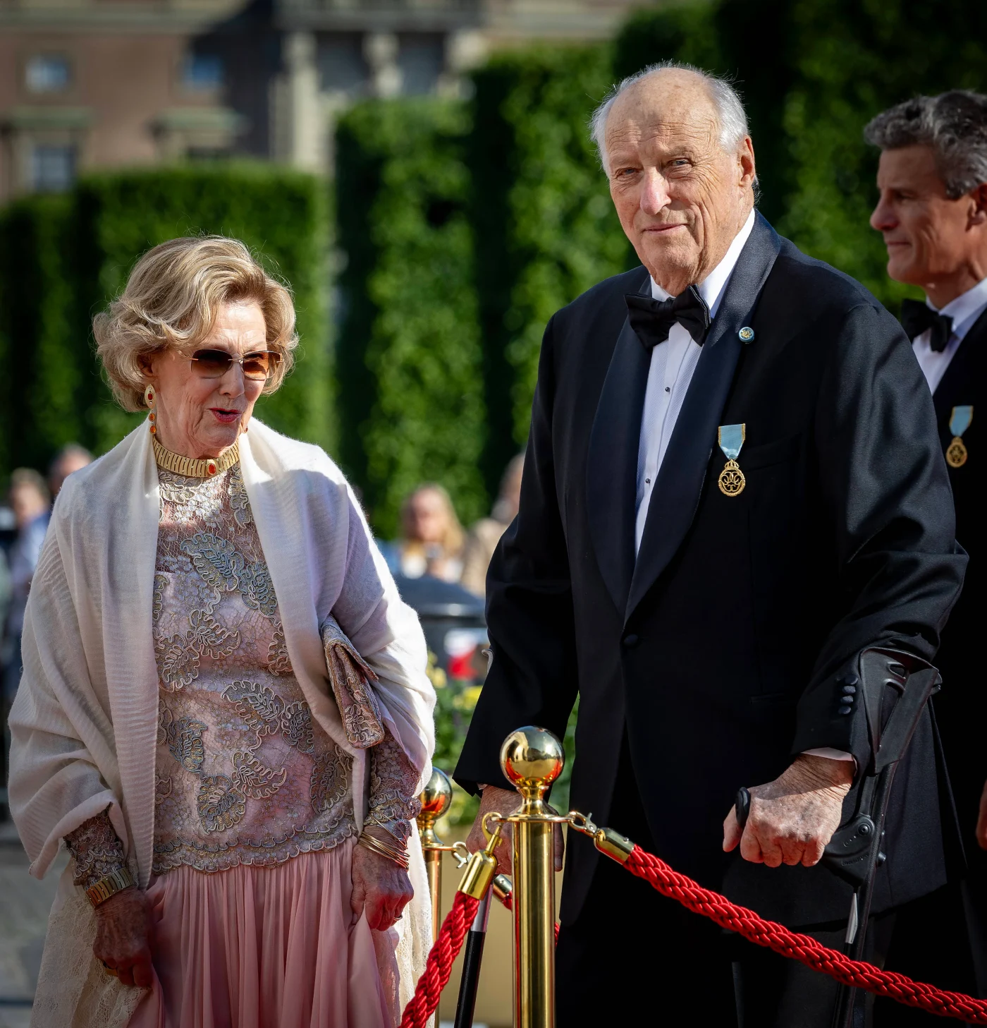 König Harald und Königin Sonja bei einem ihrer letzten öffentlichen Auftritte im Juni 2026.
