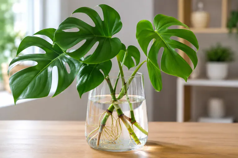 La monstera deliciosa decora naturalmente. (Foto: ChatGPT)