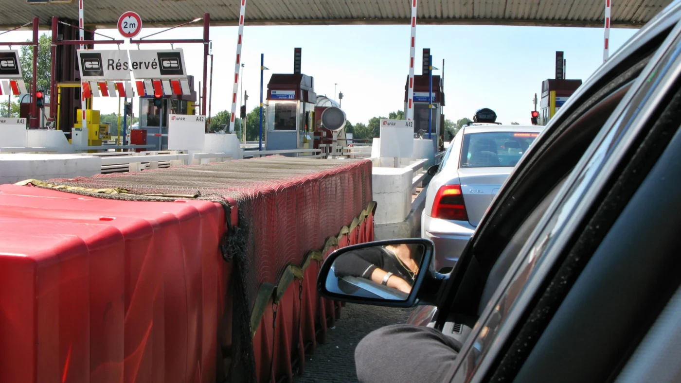 Mautstation in Frankreich