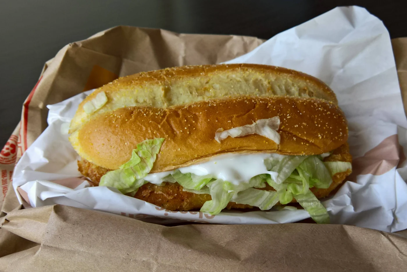 Nahaufnahme eines McChicken