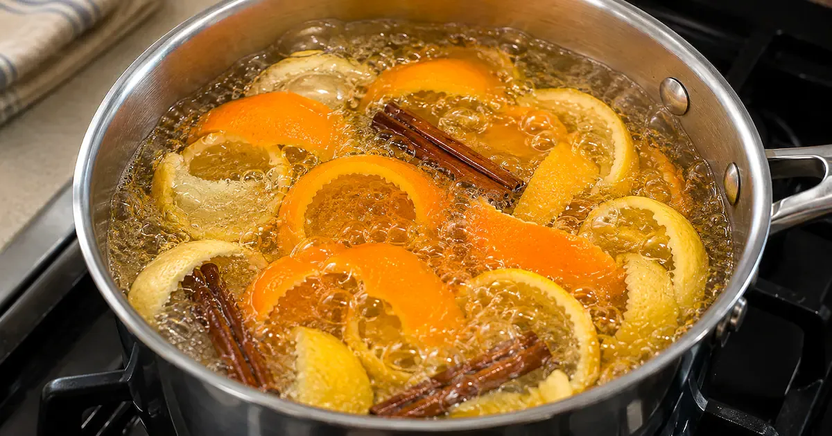 Natürliche Raumdüfte: Warum Sie Orangenschalen und Zimt nicht wegwerfen sollten