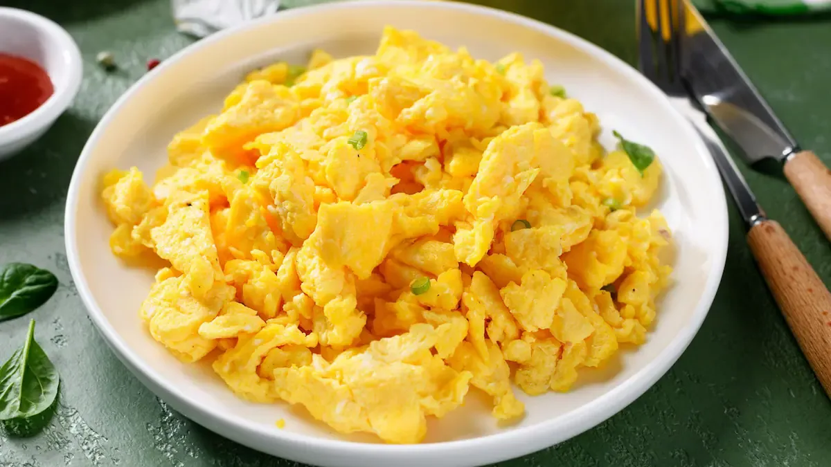 Ni agregar aceite ni a fuego lento: el ingrediente secreto para lograr unos huevos revueltos perfectos con mejor textura y repletos de proteínas