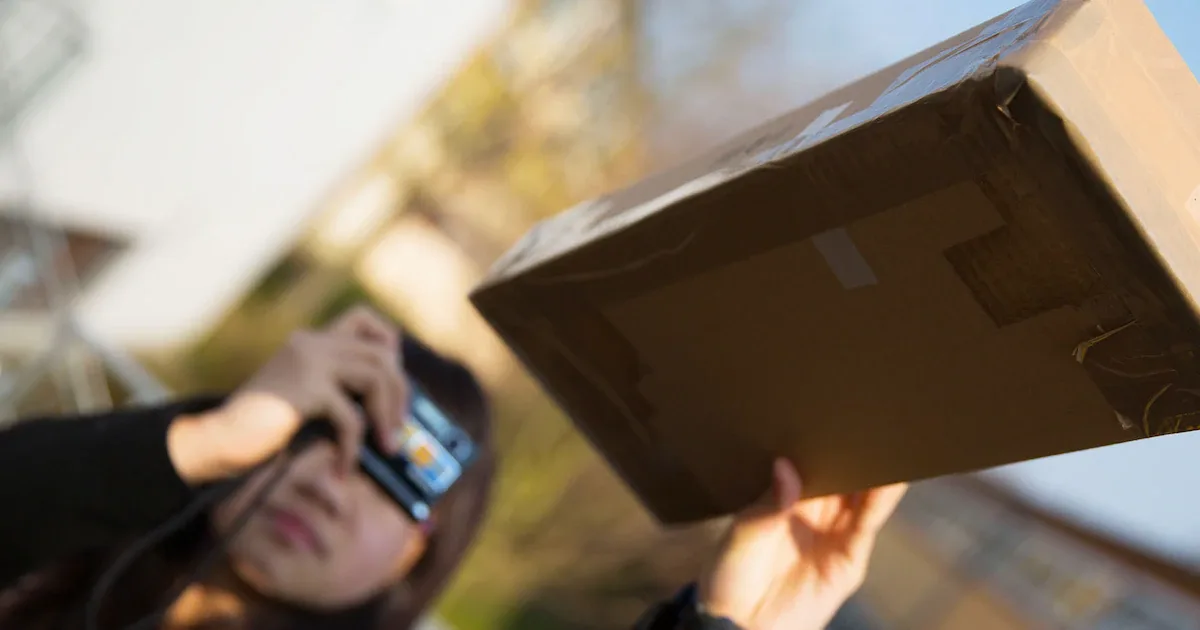 Partielle Sonnenfinsternis: So beobachten Sie das Spektakel sicher mit einer DIY-Lochkamera