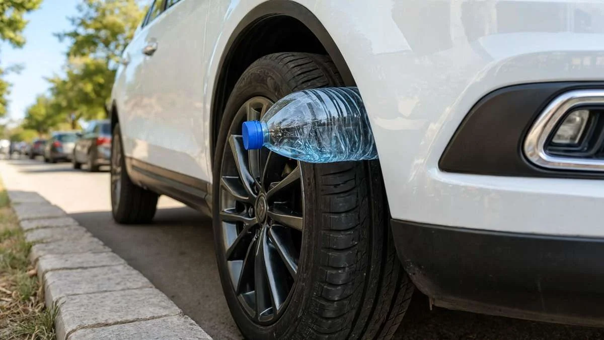 Plastikflasche am Reifen: Die gefährliche Diebstahl-Masche, die jeder kennen muss