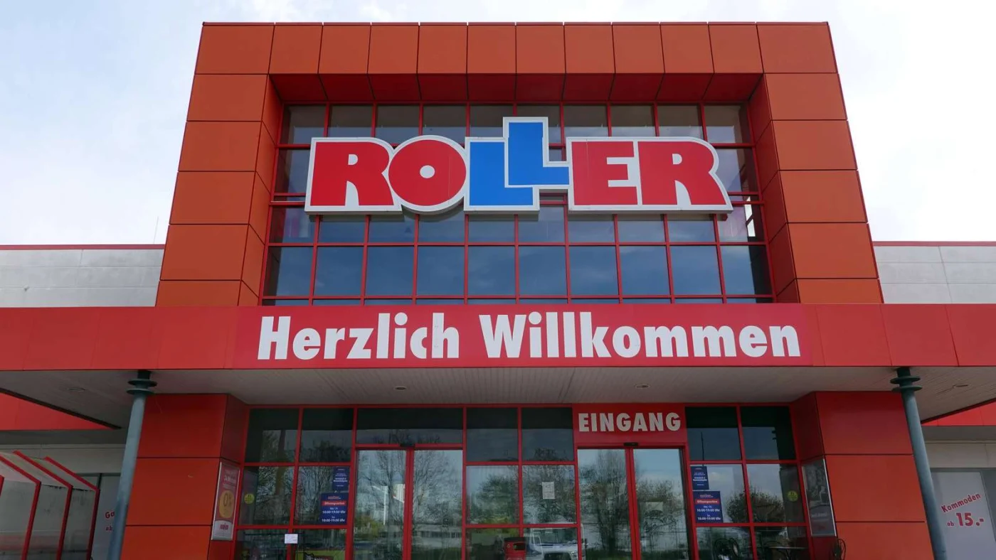 Roller-Filiale von außen.