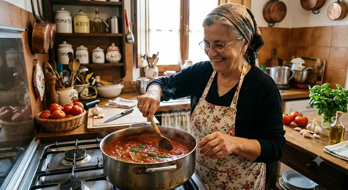 Salsa de tomate.