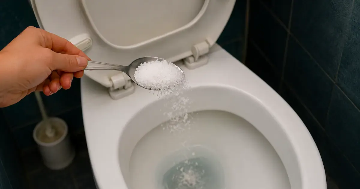 Salz im WC: Warum dieser einfache Trick Ihre Badezimmer-Reinigung revolutioniert