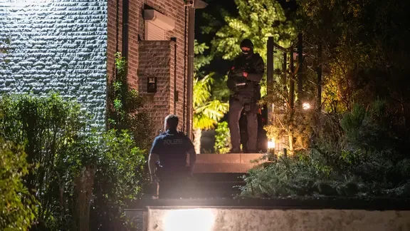 SEK-Einsatz in Geesthacht.