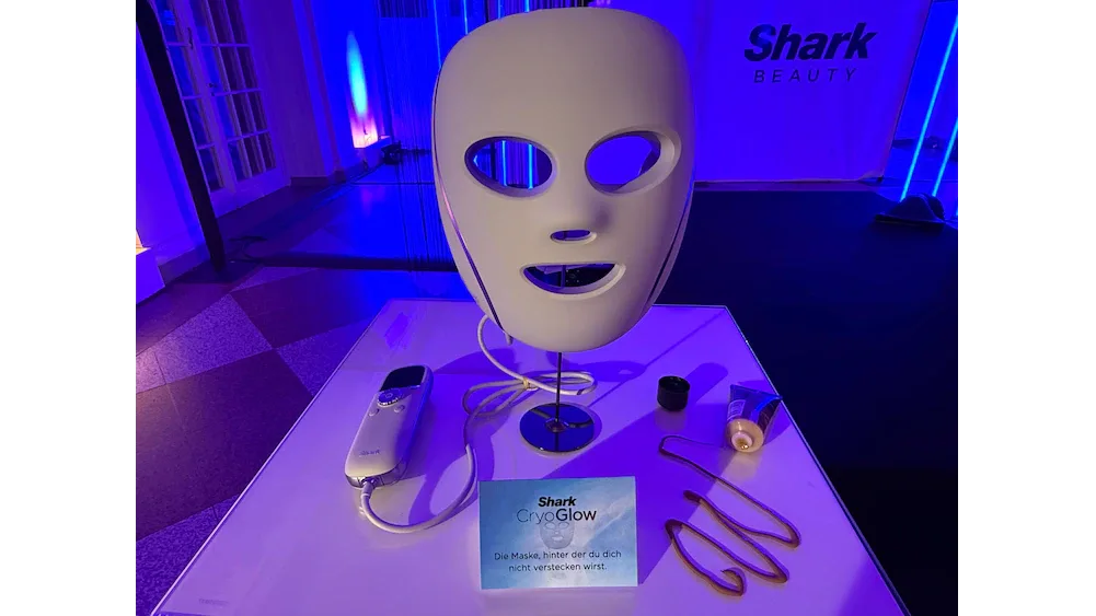 Shark FW312EUPL CryoGlow LED-Maske + Kühlung der Augenpartie Lila - Bild 3
