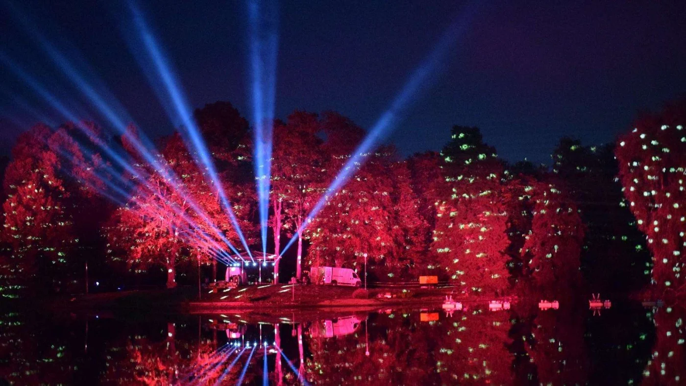 So schön war das Lichterfest im Fredenbaumpark 2018.