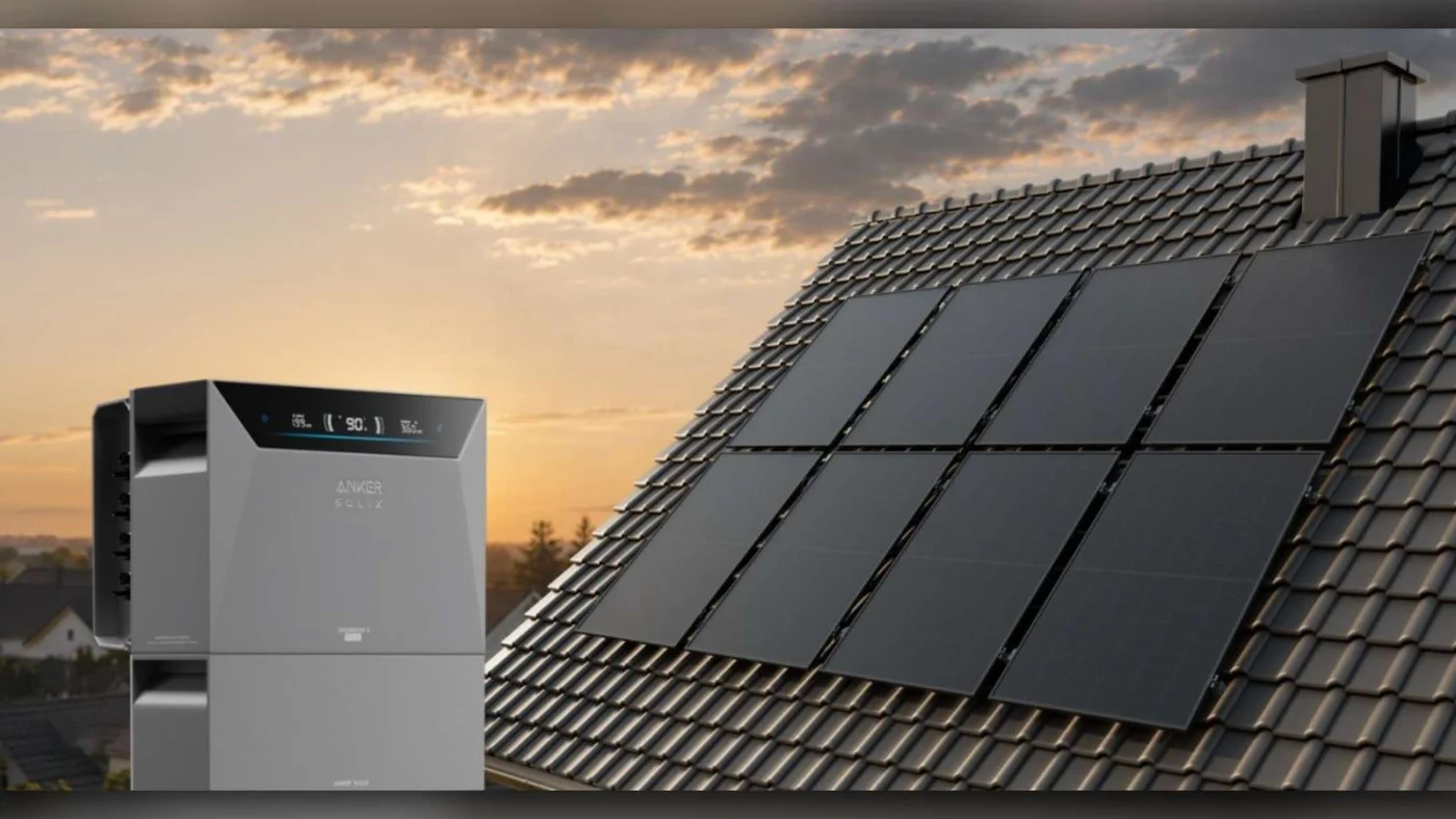 Solarlösung mit 4.000 Watt und Anker SOLIX Solarbank 4 Pro Speicher für mehr Unabhängigkeit im Alltag.