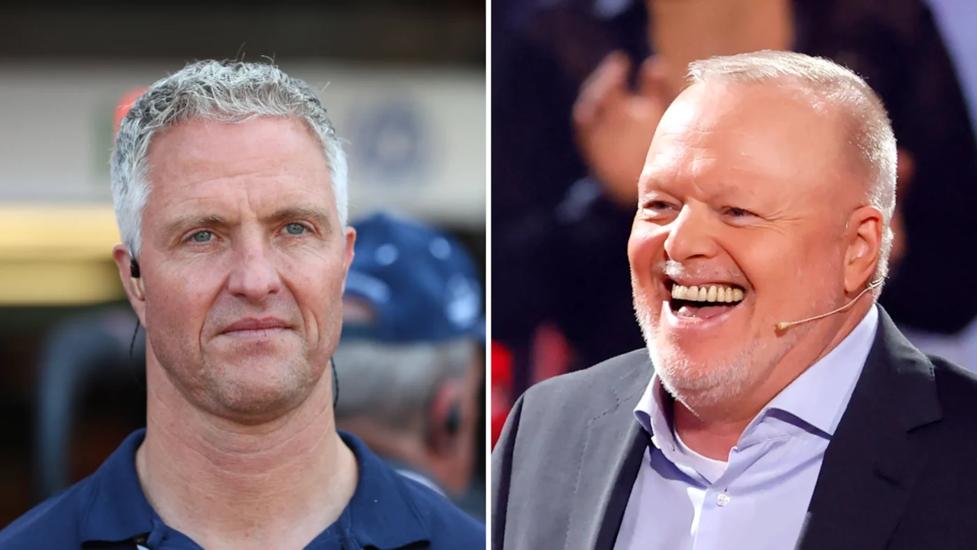 Stefan Raab macht Ralf Schumacher zum Wassersportler.