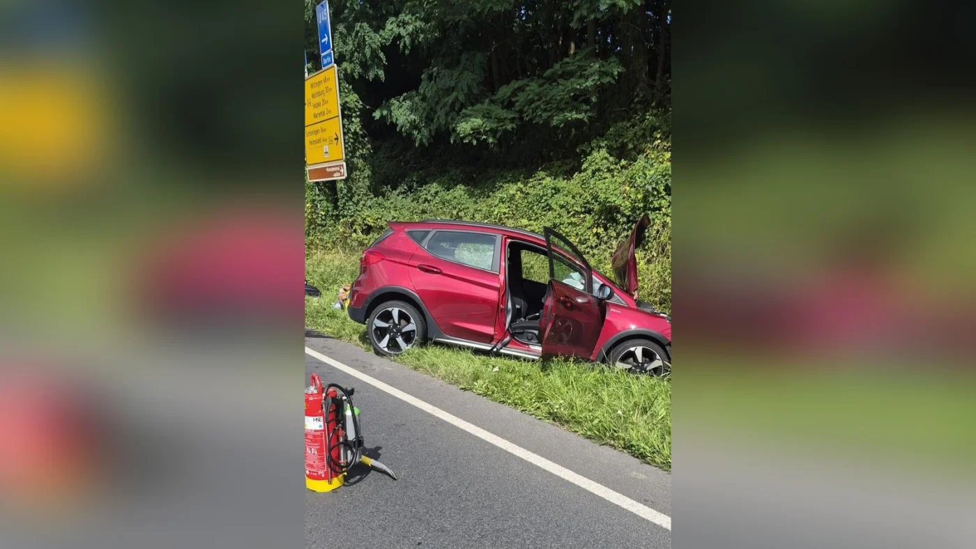 Unfall auf der B244: Lkw und Pkw kollidieren nahe Helmstedt