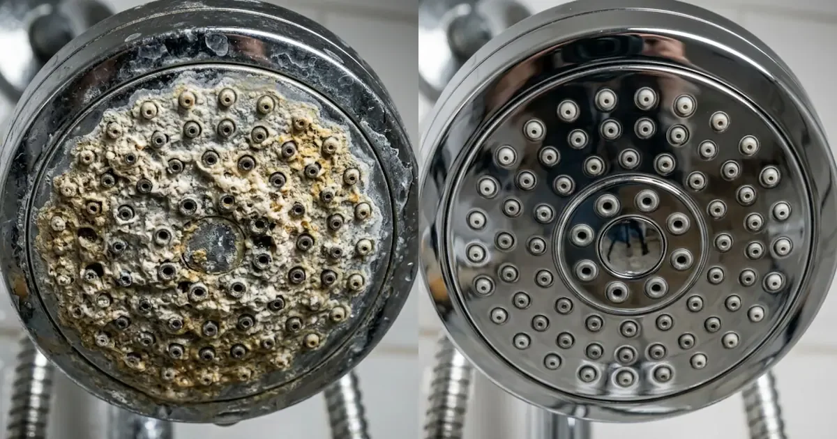 Vergessen Sie Essig: Der Profi-Trick für eine Duschbrause ohne Kalk