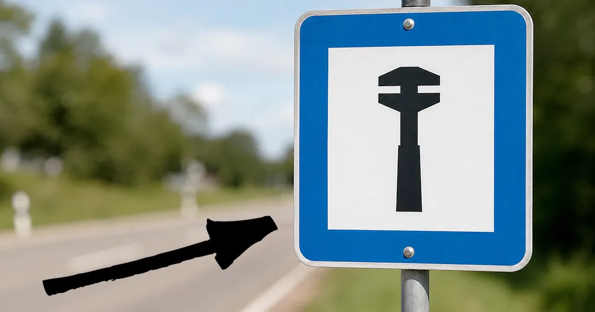 Verkehrszeichen 365-62: Warum das Pannenhilfe-Schild keinen Turm zeigt