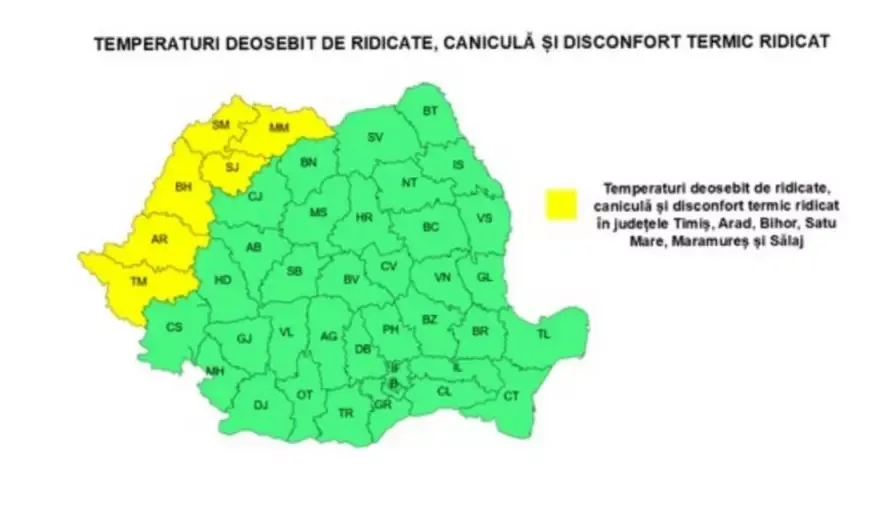 Vremea se schimbă brusc în România: vijelii, grindină și vânt în aproape toată țara. Unde scad temperaturile cu peste 10 grade