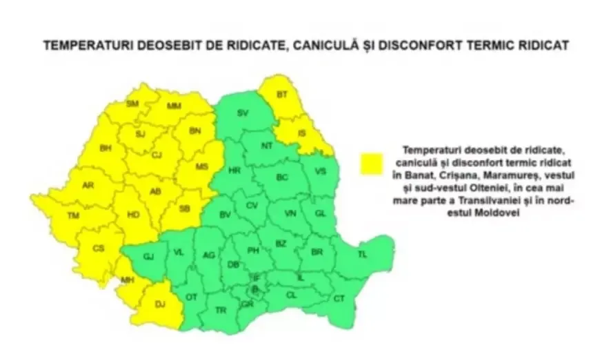 Vremea se schimbă brusc în România: vijelii, grindină și vânt în aproape toată țara. Unde scad temperaturile cu peste 10 grade