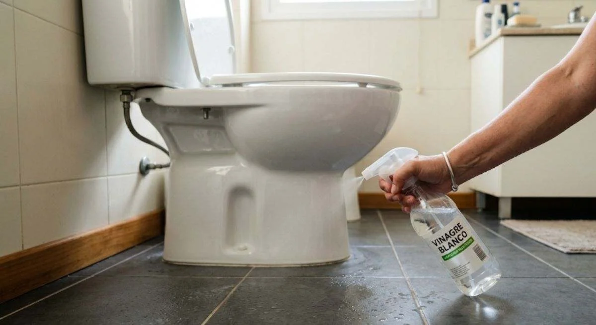 Warum der Griff zur Sprühflasche mit Essig im Bad ein Gamechanger ist