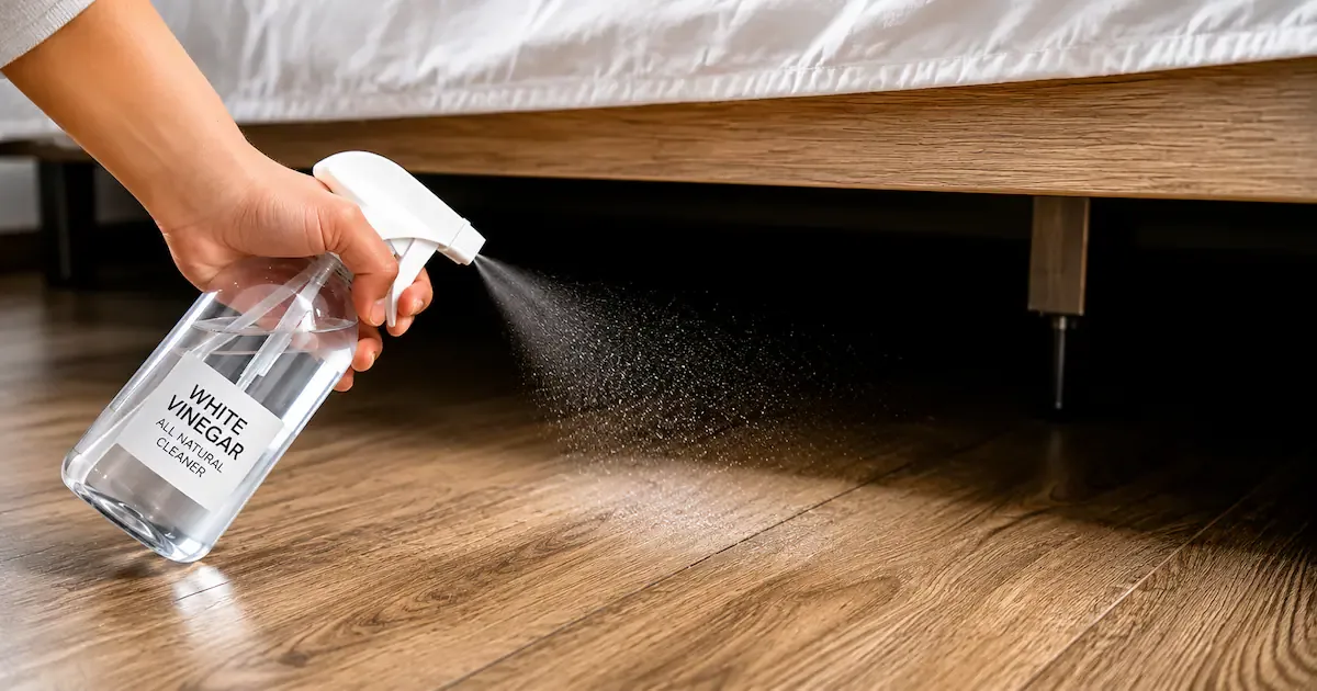 Warum Haushalts-Experten jetzt Essig unter das Bett sprühen