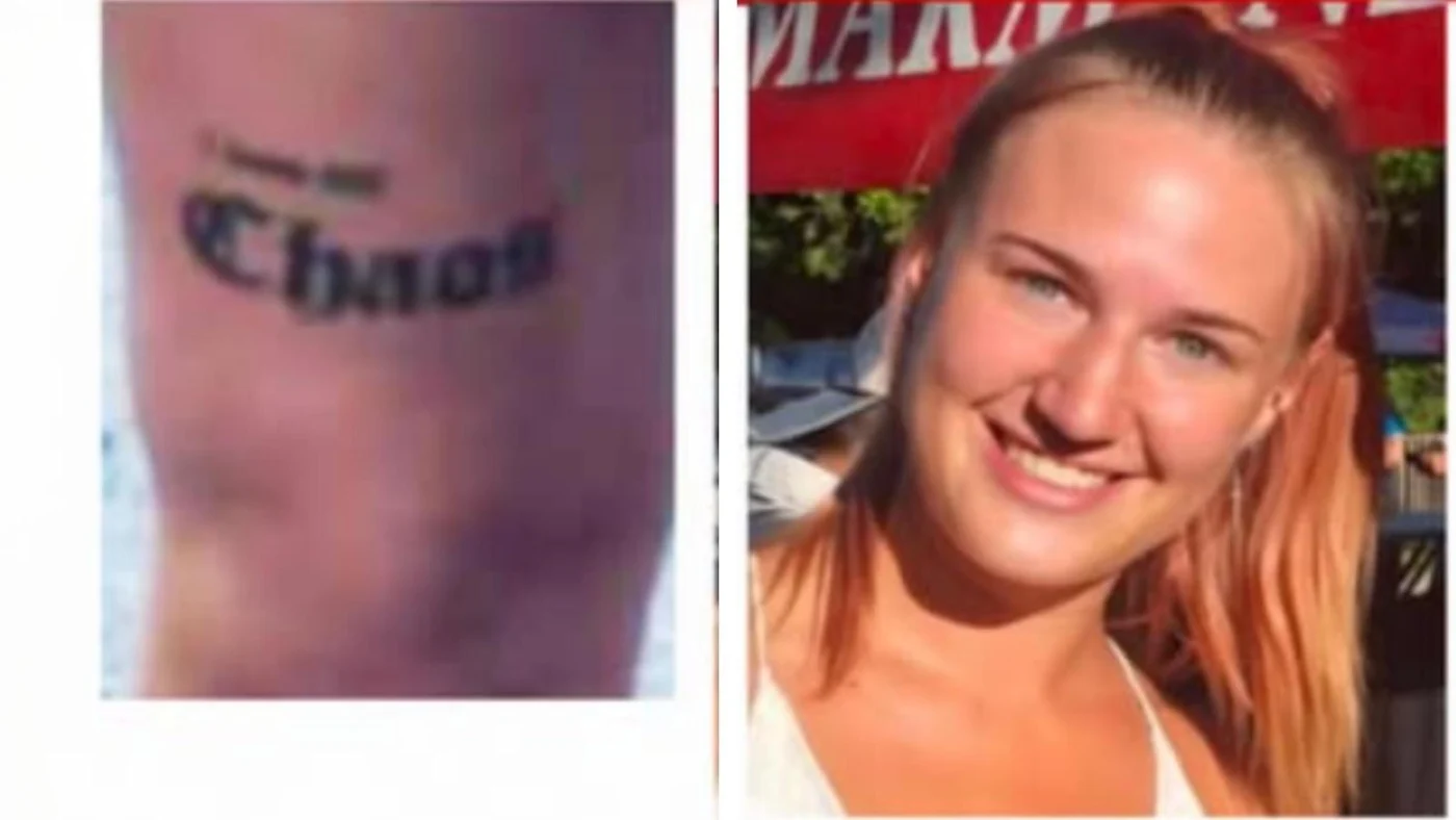 Wer hat Lisa B. auf Mallorca gesehen? Die 24-Jährige gilt seit dem 3. August vermisst. Auffällig ist ein Tattoo „I love Chaos“ auf dem rechten Oberschenkel.