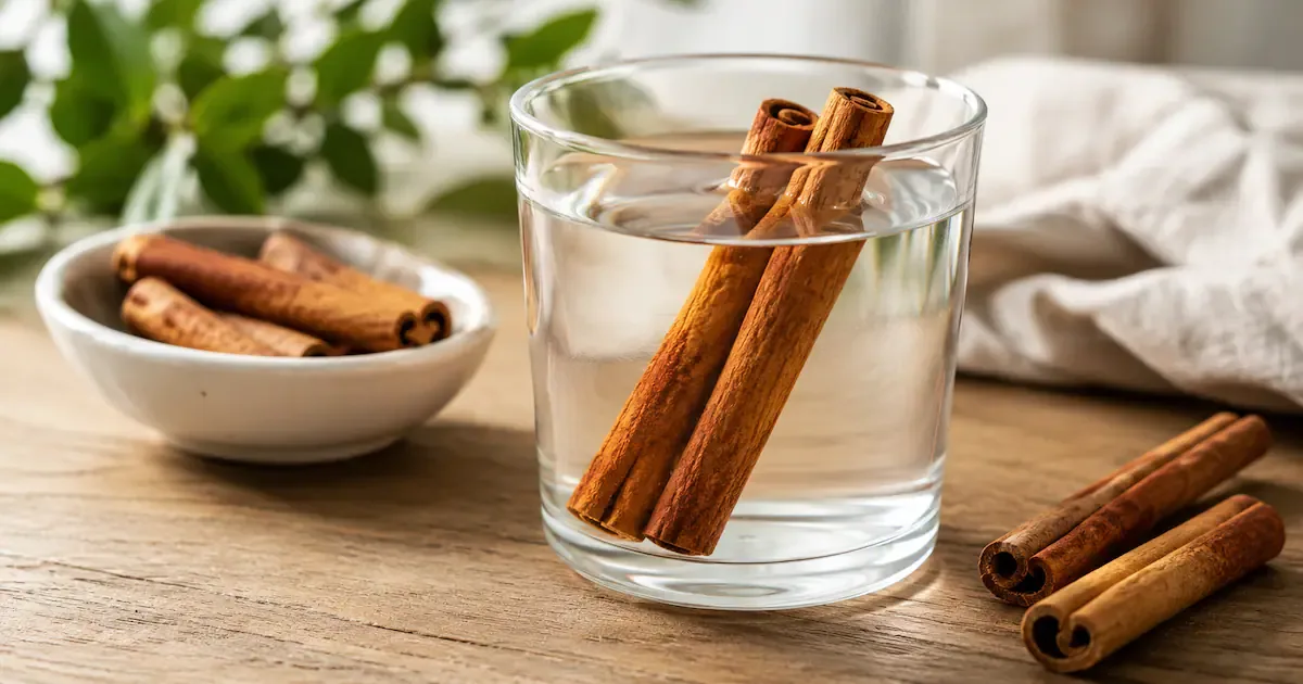 Zimtstangen in Wasser: 1 bis 2 Stangen reichen für das Aroma-Getränk