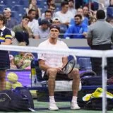 2. September 2026 Angespannte Stimmung bei Tennisprofi Alexander Zverev: Gegen den Italiener Lorenzo Sonego muss die deutsche Nummer Eins alles geben, um die erste Runde der US Open zu überstehen.