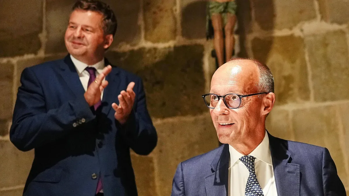 AfD bei über 40 Prozent: CDU schirmt Kanzler Merz im Ost-Wahlkampf ab