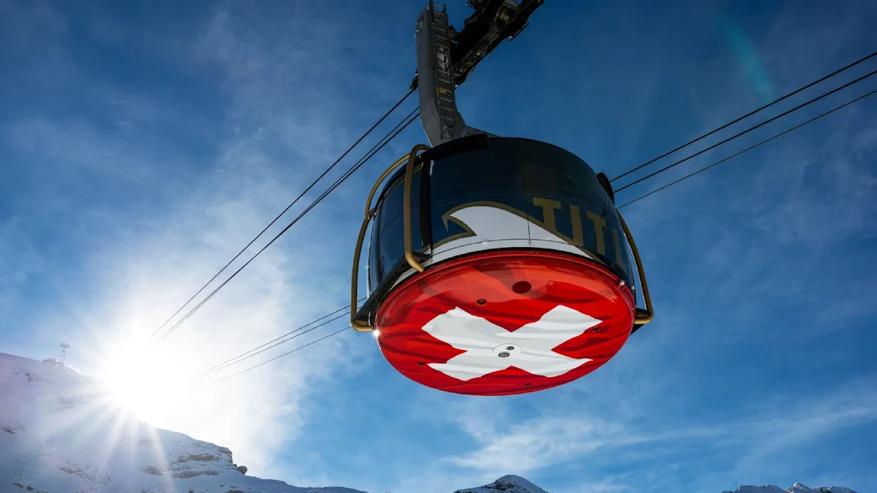 Auf 3238 Meter Höhe: Diese Schweizer Seilbahn dreht sich während der Fahrt um 360 Grad