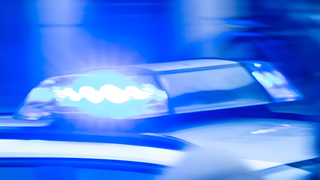 Blaulicht eines Polizeiwagens