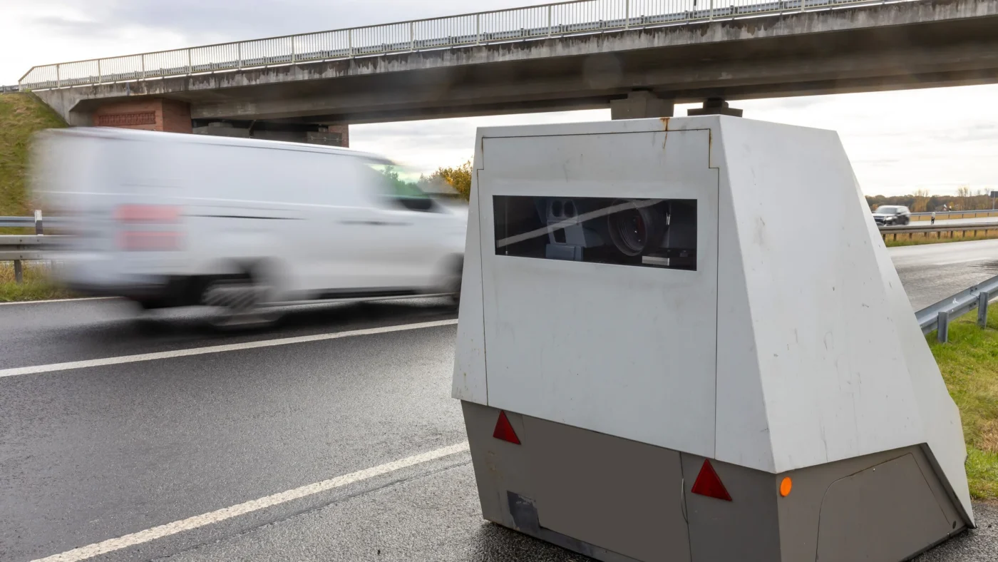 Blitzer auf der Autobahn