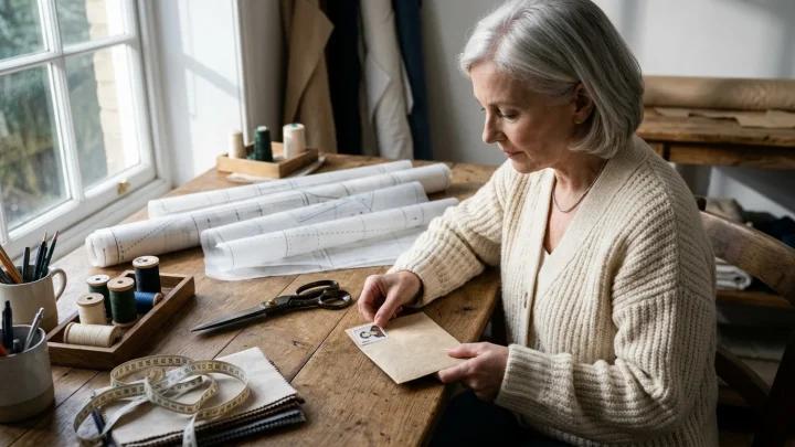 Sonderbriefmarke der Deutschen Post zu Ehren von Aenne Burda