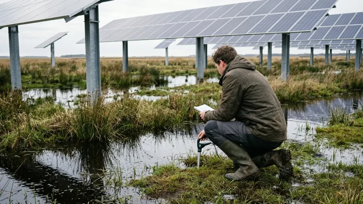 Kleines Kraftwerk Solarmodule