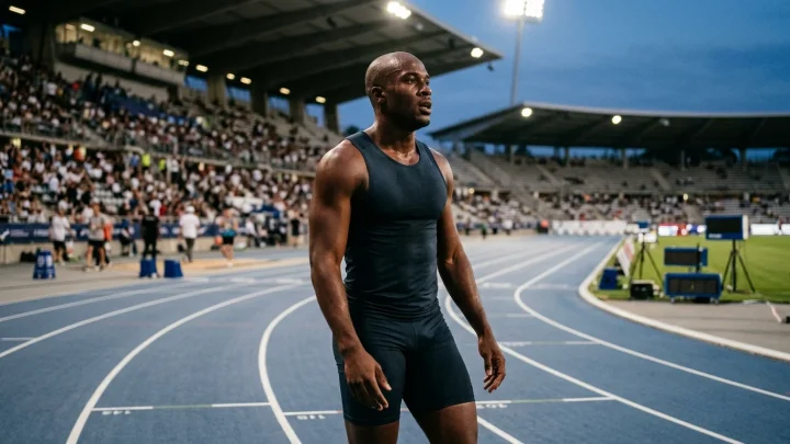 US-Sprinter Noah Lyles als Zuschauer in Budapest
