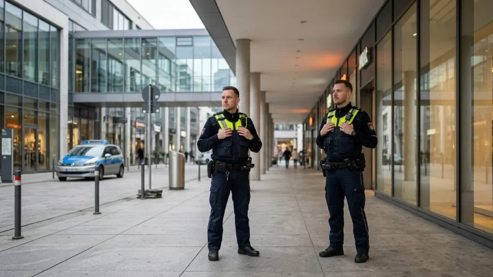 Polizeieinsatz am Einkaufszentrum Milaneo in Stuttgart