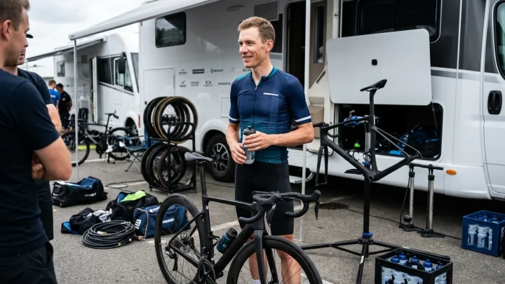 Ben Zwiehoff im Renntrikot von Red Bull – Bora – hansgrohe
