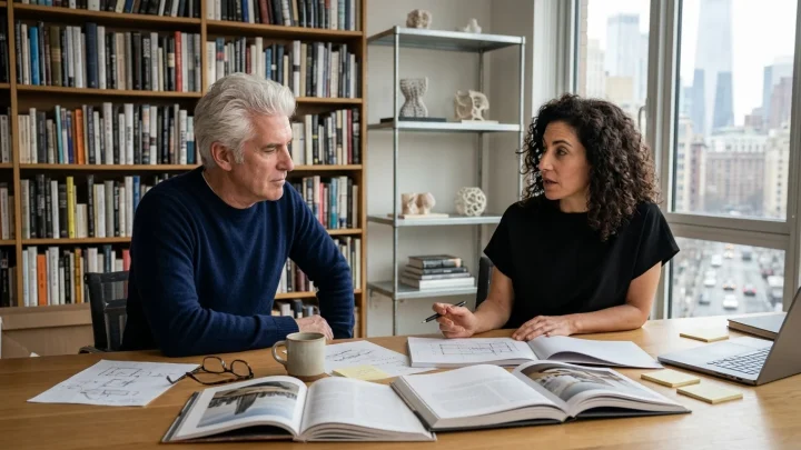 US-Milliardär Bill Ackman und Designerin Neri Oxman auf einer öffentlichen Veranstaltung