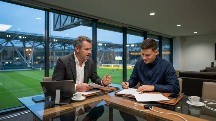 Ismael Saibari und Nathaniel Brown beim FC Bayern München