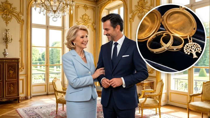 Emmanuel Macron und seine Frau Brigitte Macron bei einem offiziellen Auftritt